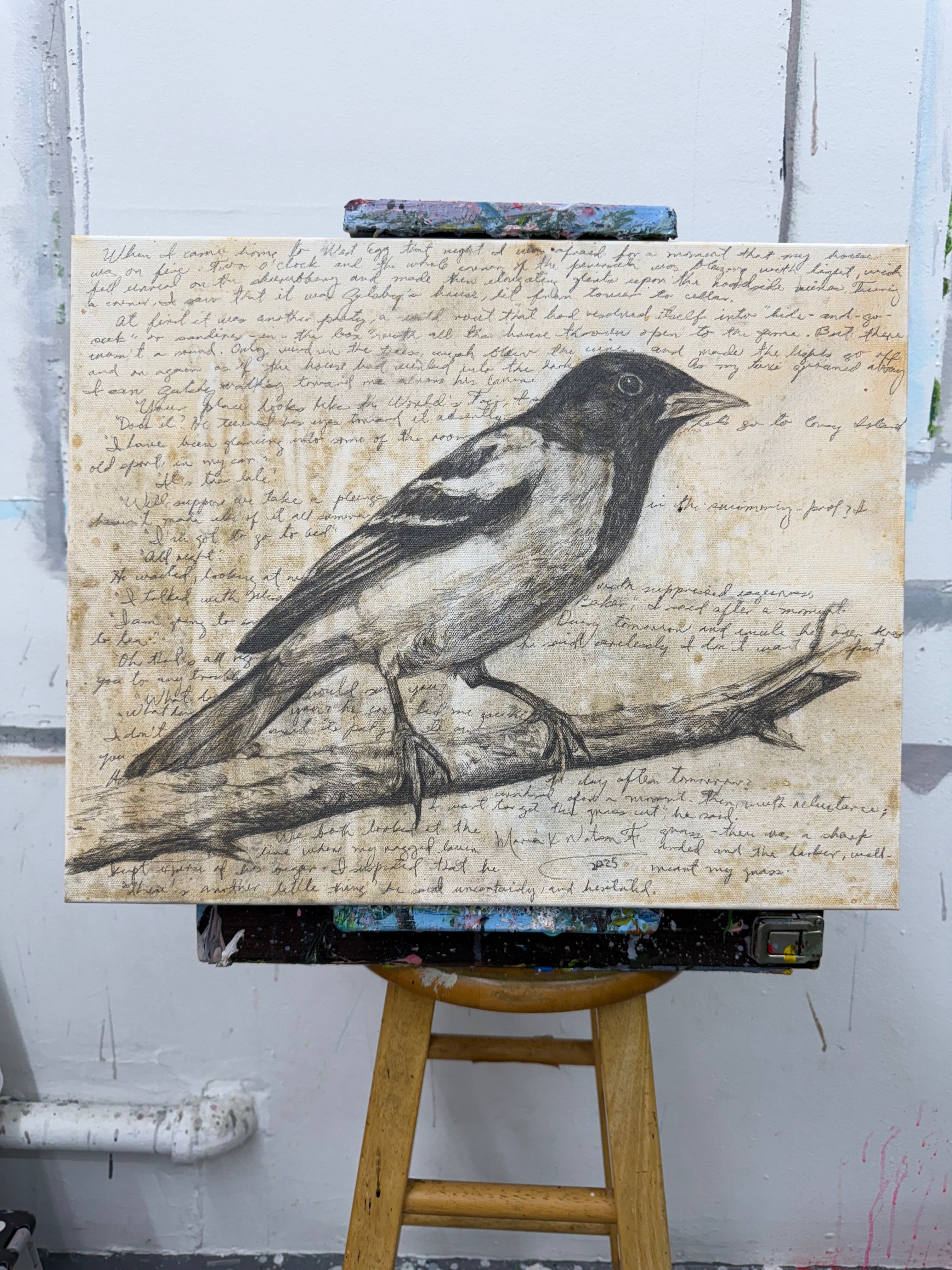 Heritage / Mixed media on canvas / 16 × 20 inches (40 x 50 cm ) 2025