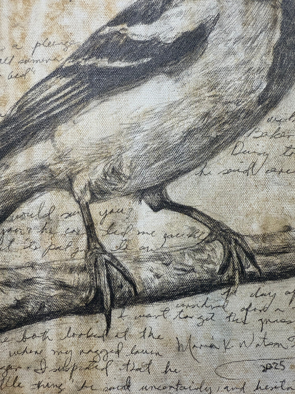 Heritage / Mixed media on canvas / 16 × 20 inches (40 x 50 cm ) 2025