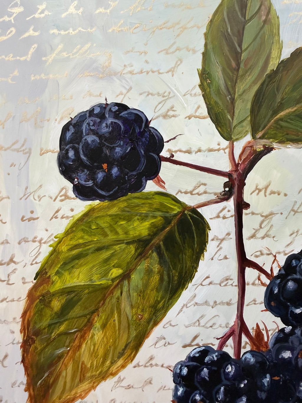 Timeless fruit / acrylic painting on wood panel / 11 x 14 in (28 x 35 cm) 2026