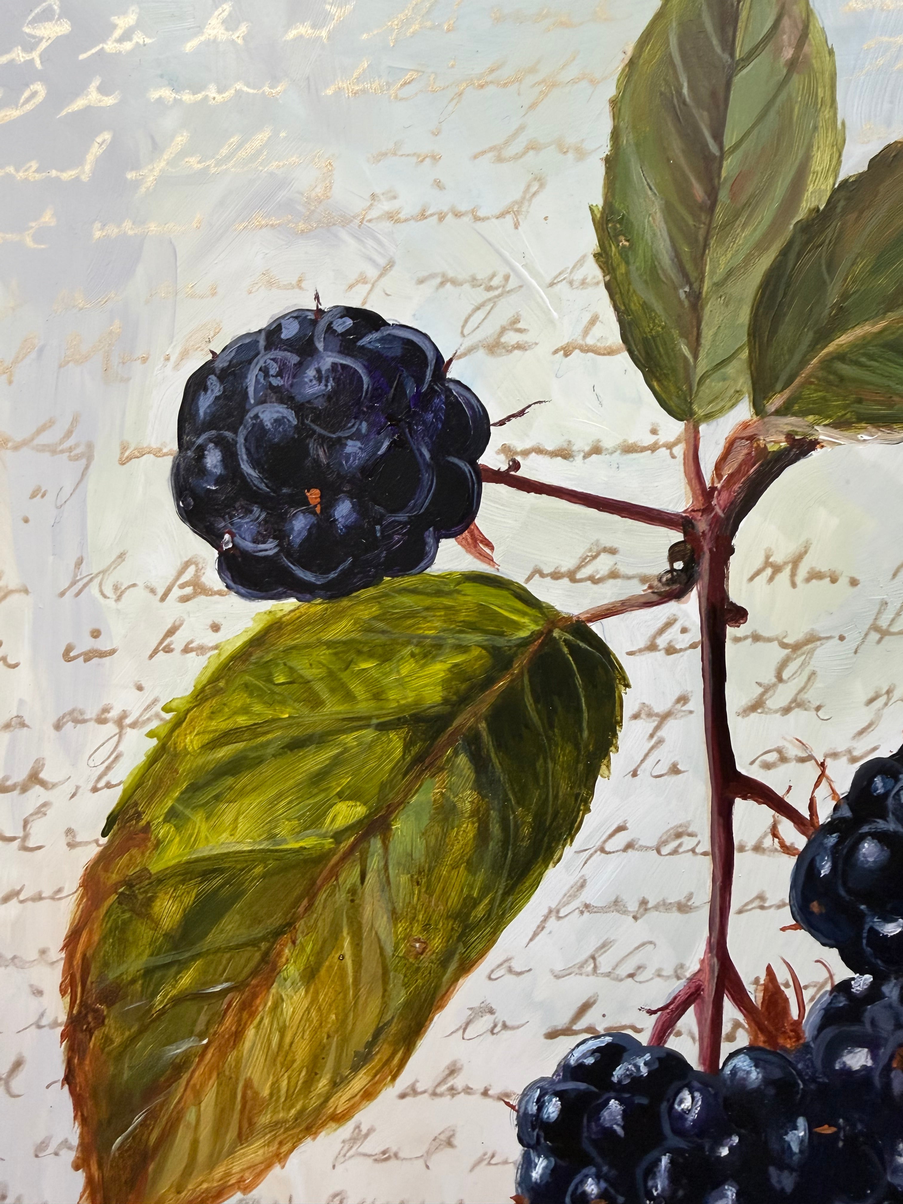 Timeless fruit / acrylic painting on wood panel / 11 x 14 in (28 x 35 cm) 2026