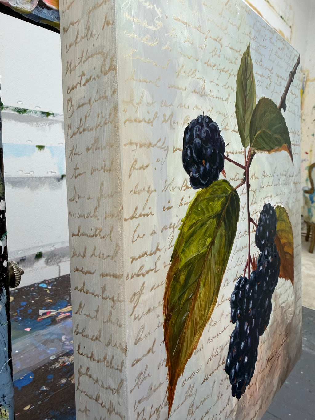 Timeless fruit / acrylic painting on wood panel / 11 x 14 in (28 x 35 cm) 2026