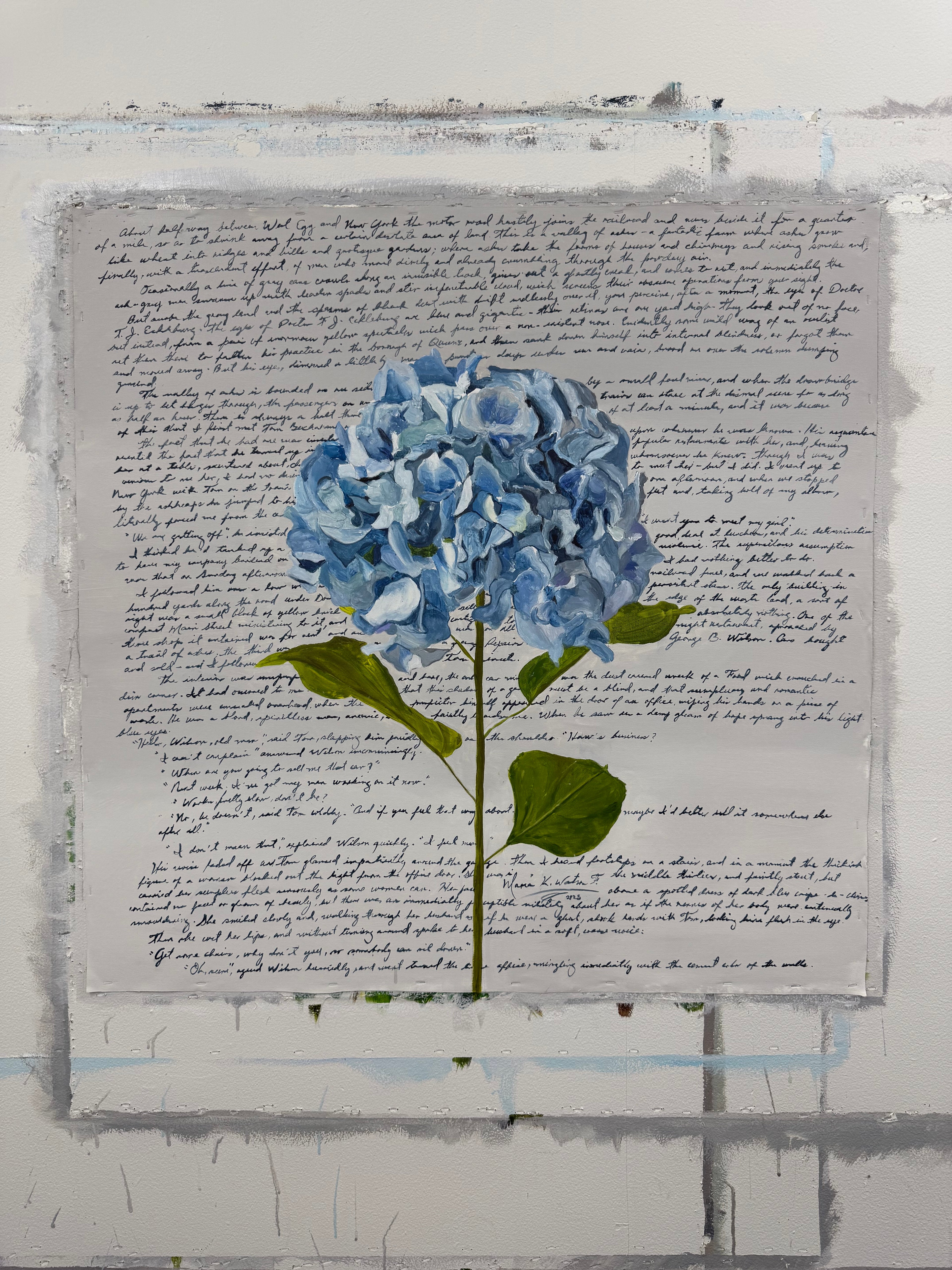 Blue / Acrylic on Canvas / 30 x 30 inches (76.2 x 76.2 cm) / 2025