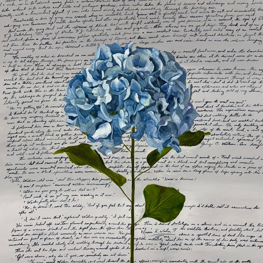 Blue / Acrylic on Canvas / 30 x 30 inches (76.2 x 76.2 cm) / 2025